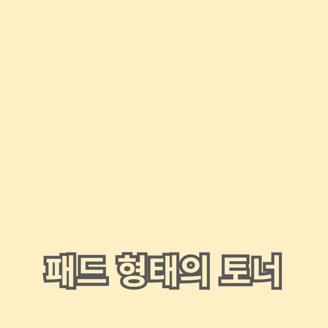 간편한 사용을 위한 패드 형태의 토너 추천 및 사용 가이드