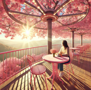 이월드 벚꽃 테라스 (83타워 4층)