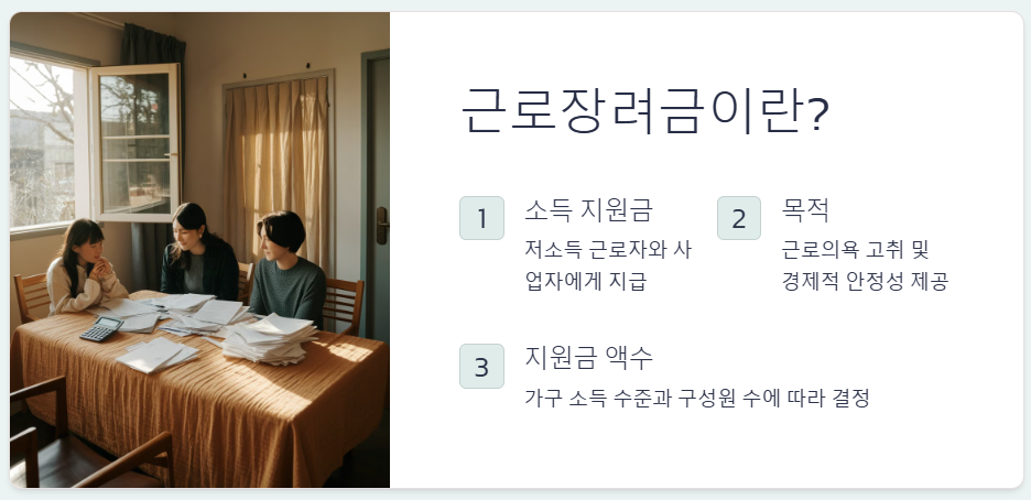 근로장려금 반기 정기 차이