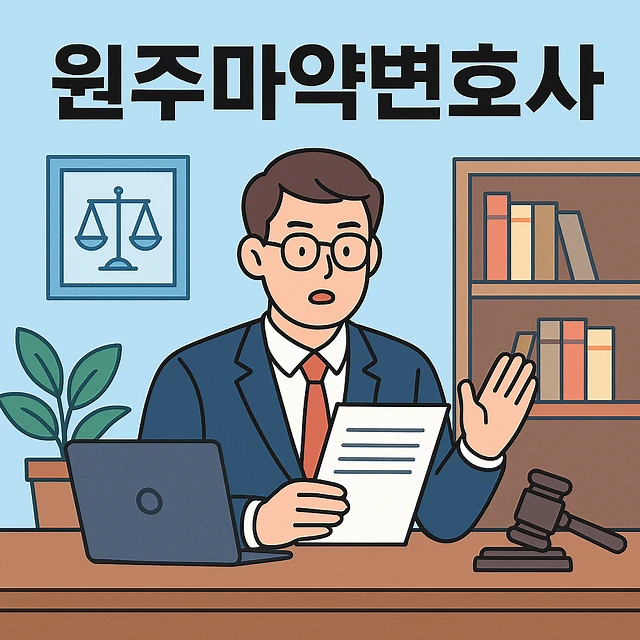 원주마약변호사