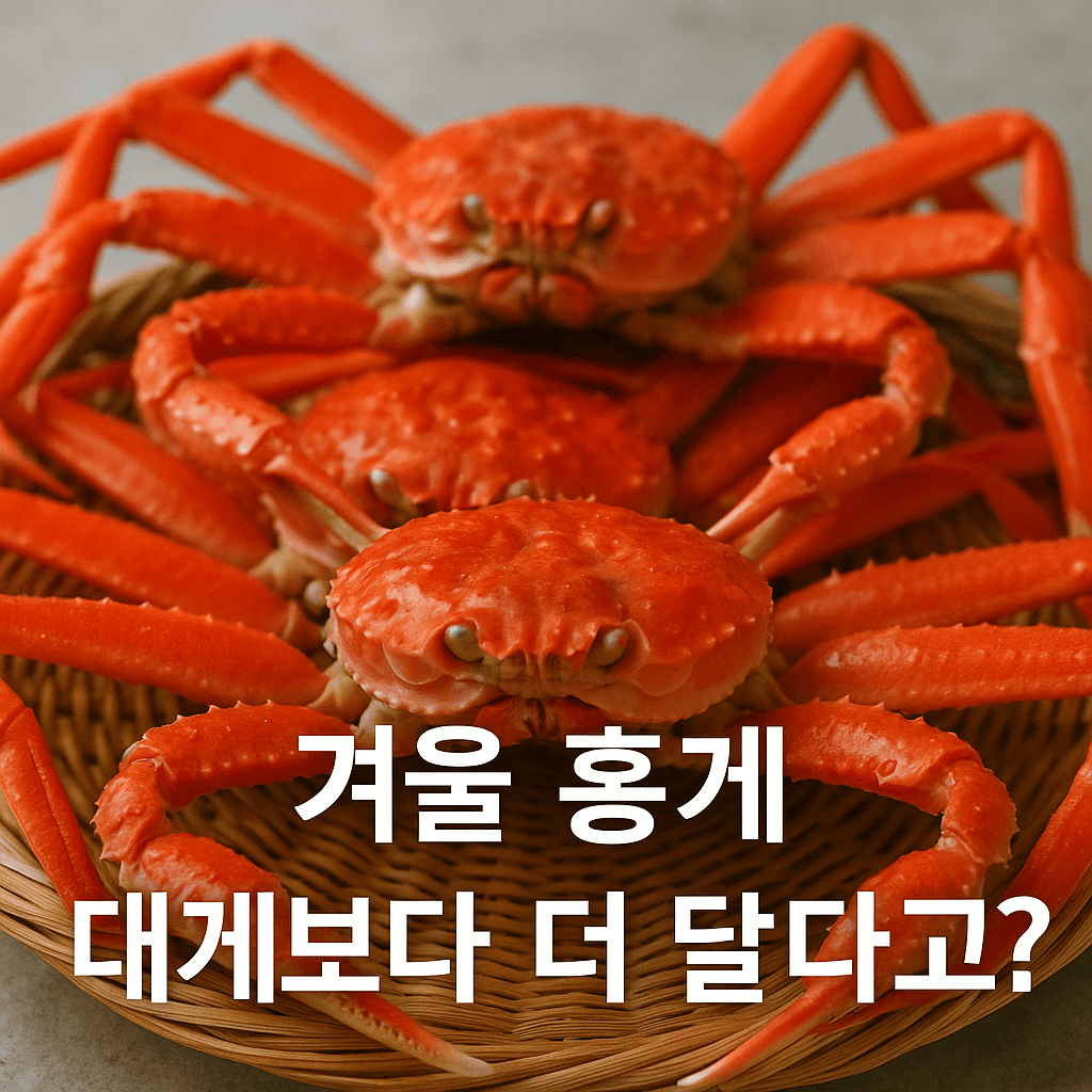 겨울 홍게, “대게보다 더 달다고?” 겨울 바다가 키운 진짜 가성비의 왕