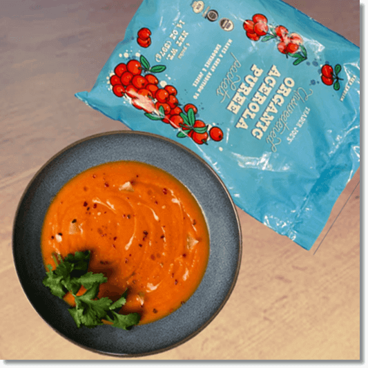 아세로라 퓨레와 분말