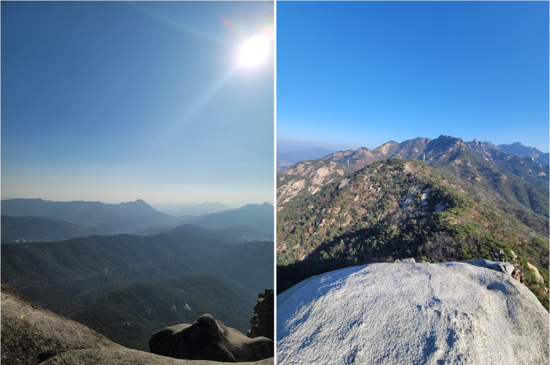 12월 어느날의 족두리봉 주변 풍경