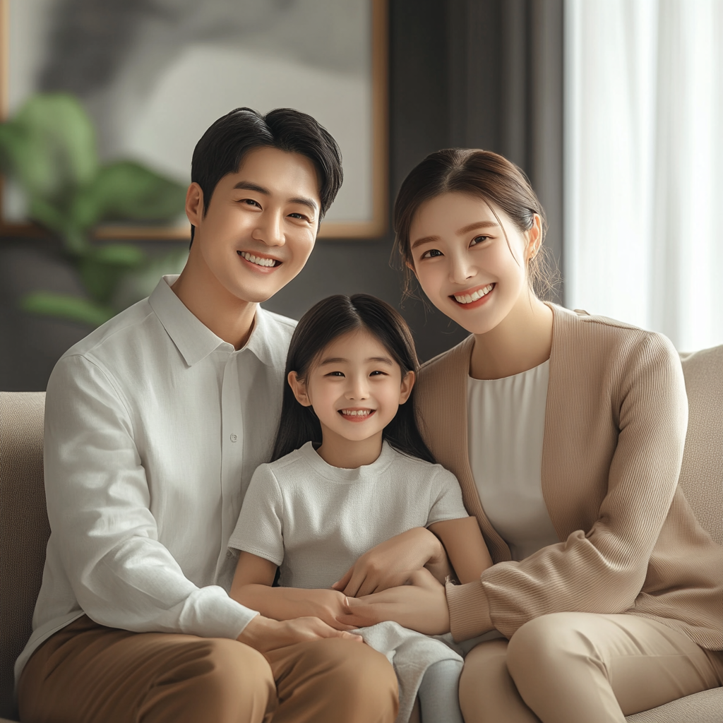 육아휴직 부부와 아기