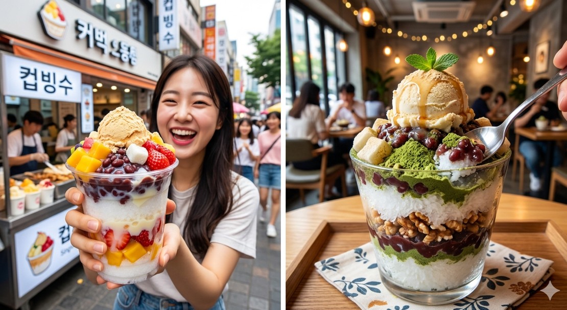 요즘 SNS에서 핫한 컵빙수