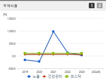 노을 주가 부채비율