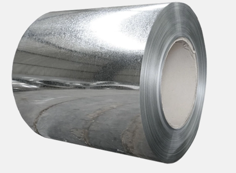 함석판 코일이 놓여 있는 모습