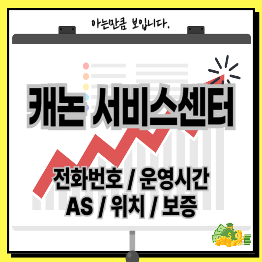 캐논서비스센터AS전화번호운영시간AS비용위치