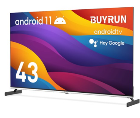 프리즘 바이런 43인치 4K UHD 구글 안드로이드11 스마트 TV /ABC43G