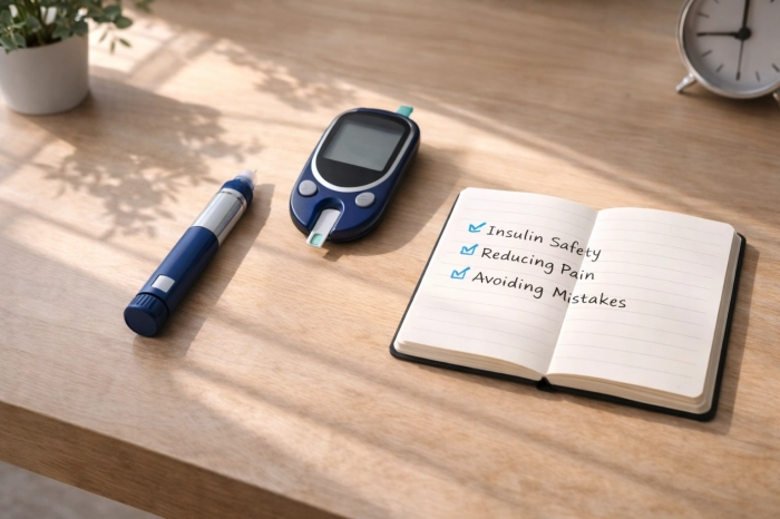 인슐린 주사 놓는 법