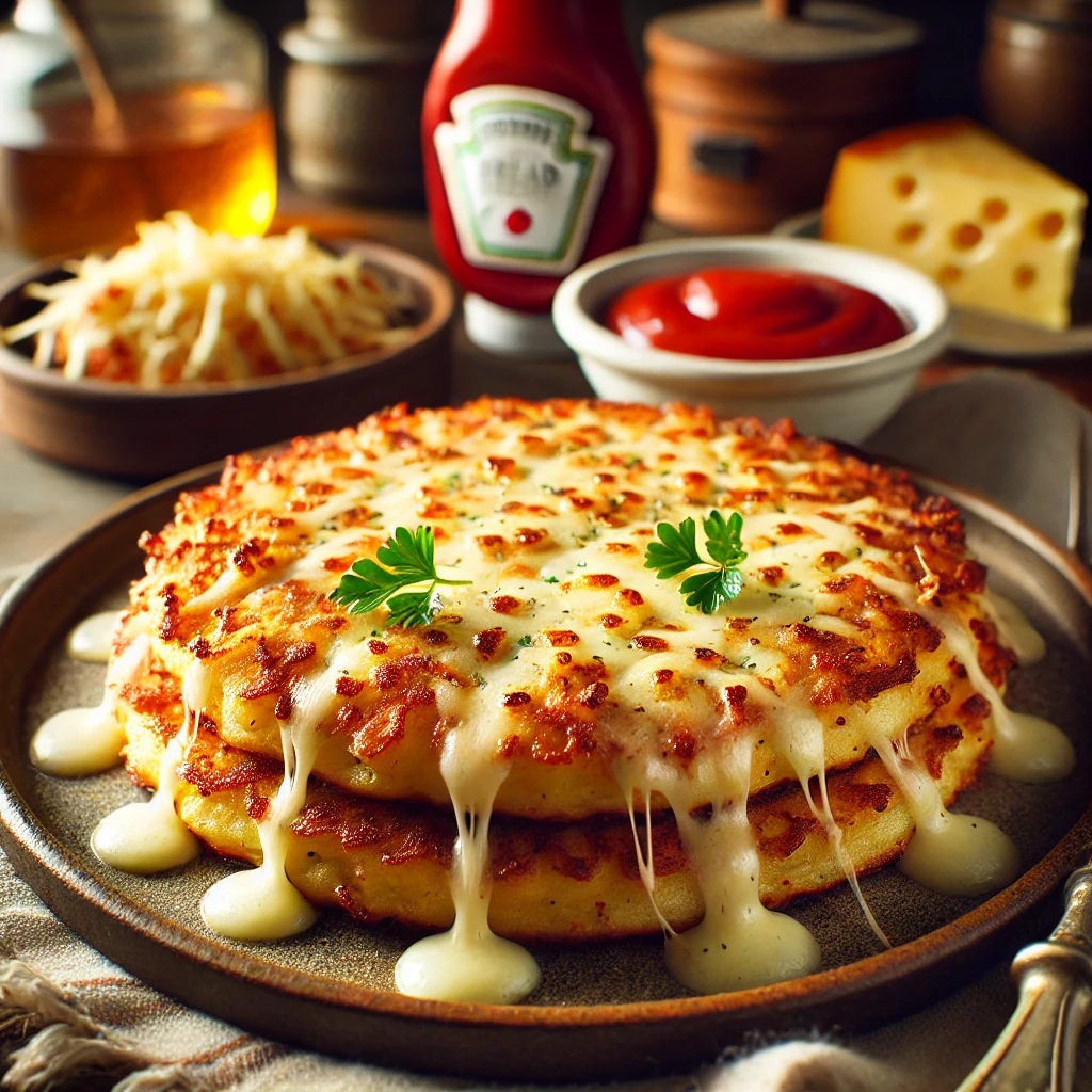 치즈 듬뿍 빵부침개