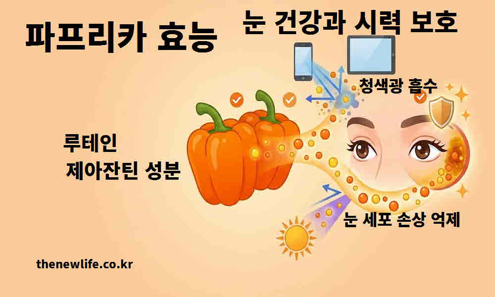 파프리카 효능 눈 건강 시력 보호