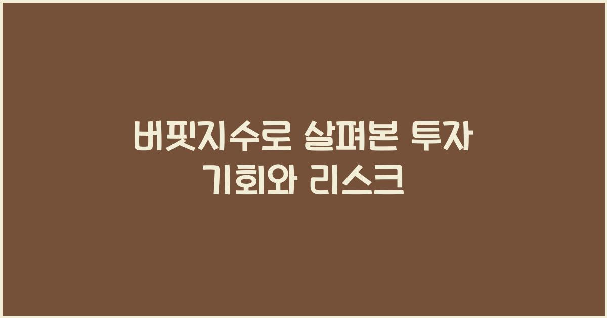 버핏지수