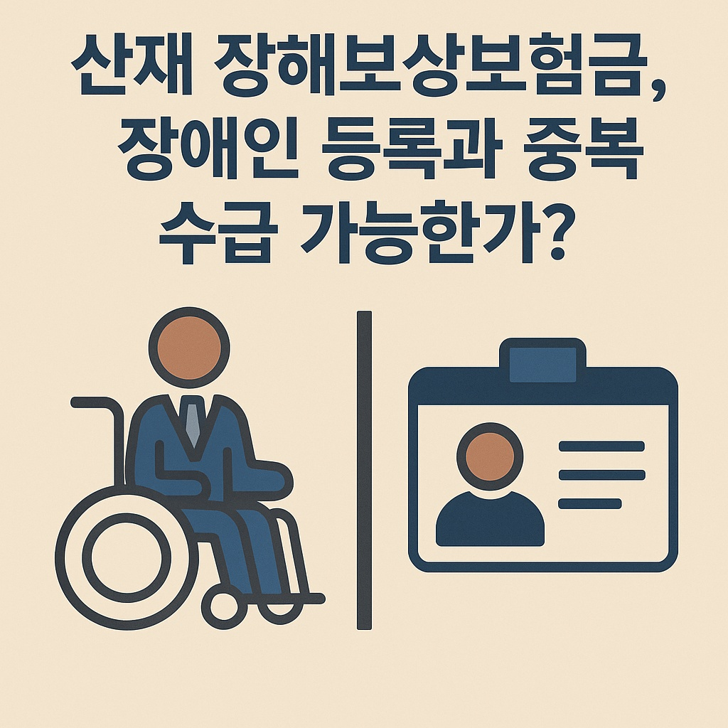 산재 장해보상보험금 장애인 이미지