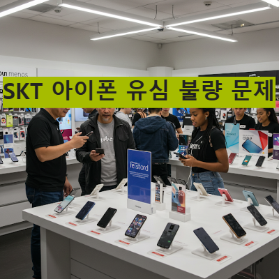 SKT 아이폰 유심 불량 문제