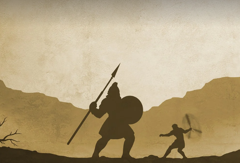 다윗과 골리앗 사진