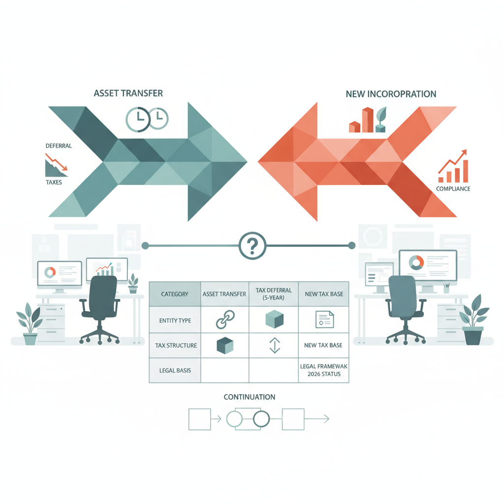 포괄 양수도 vs 신규 설립: 세금 구조의 분기