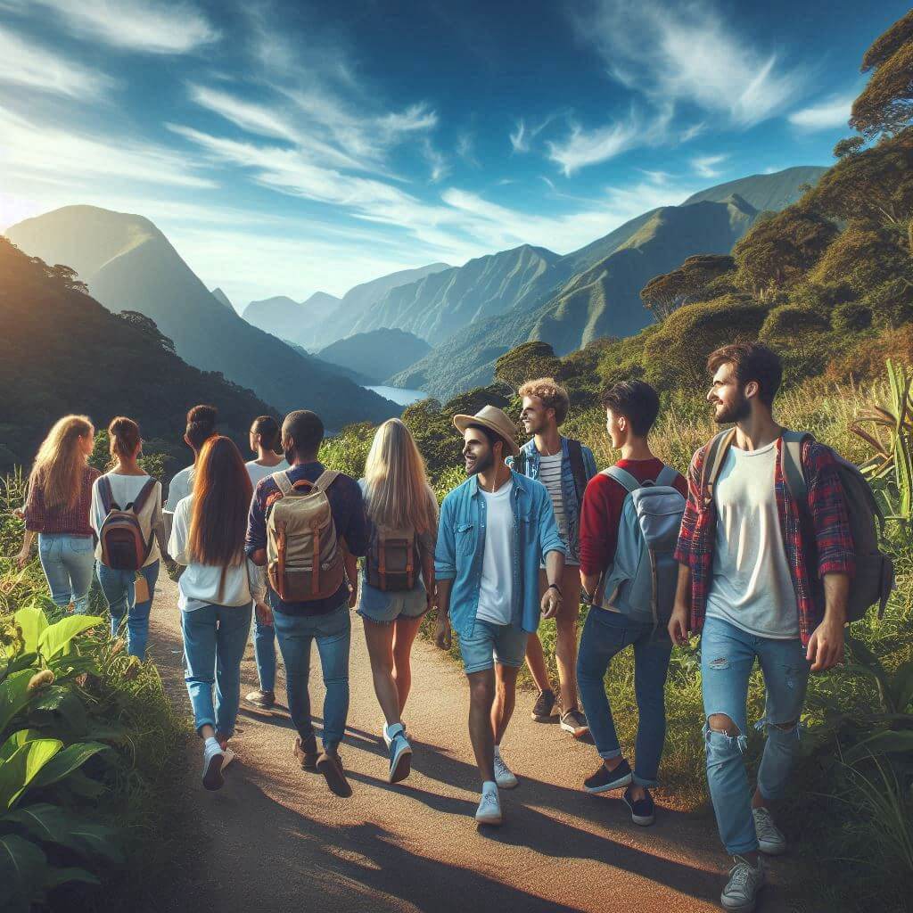 단체-여행중인-일행들