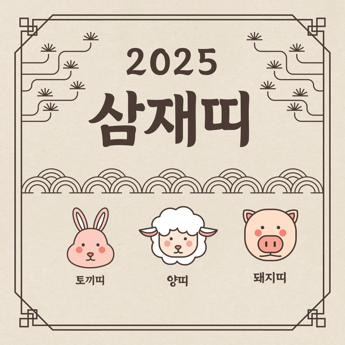 2025년도 삼재띠