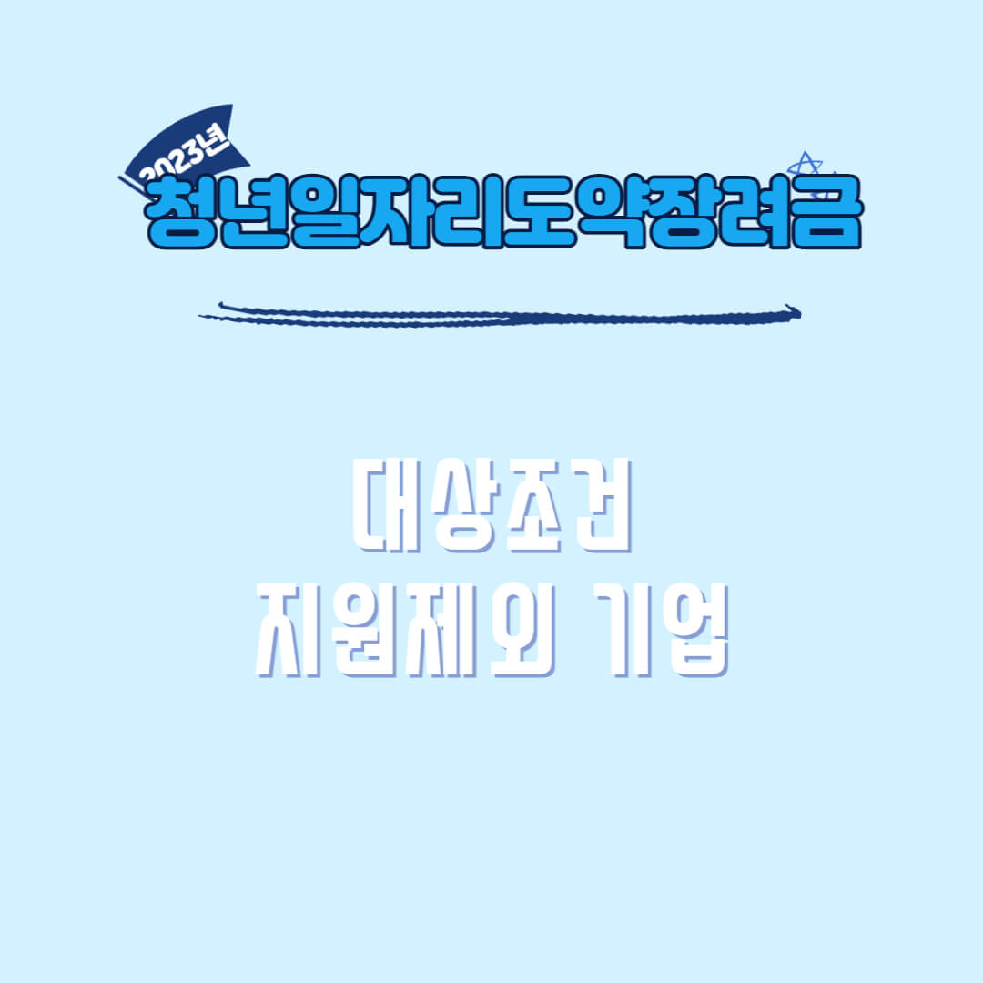 청년일자리도약장려금