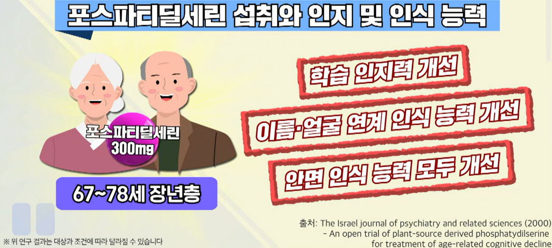 포스파티딜 세린 효능