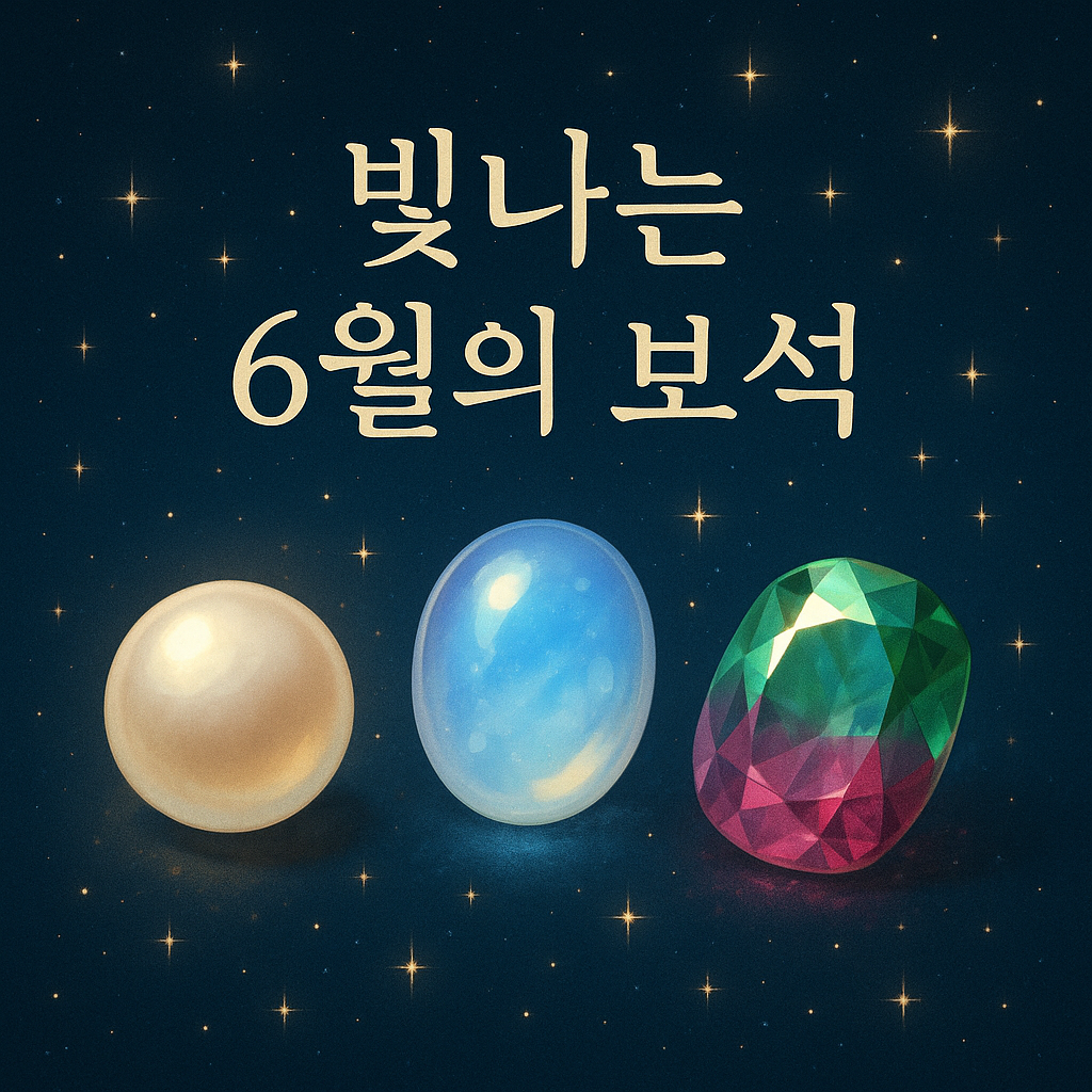 #알렉산드라이트#6월의탄생석#진주#문스타