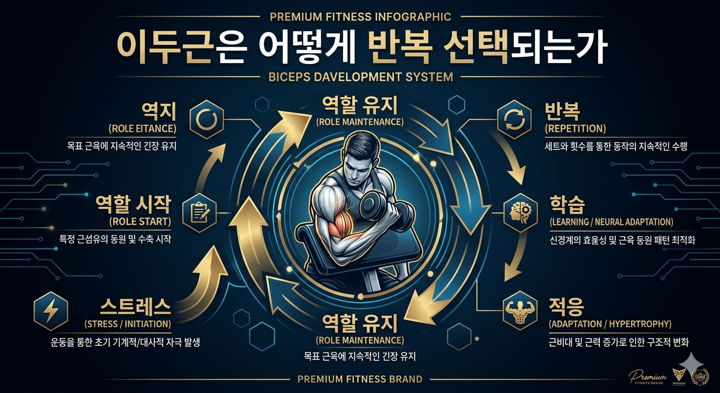 이두근은 어떻게 반복 선택되는가