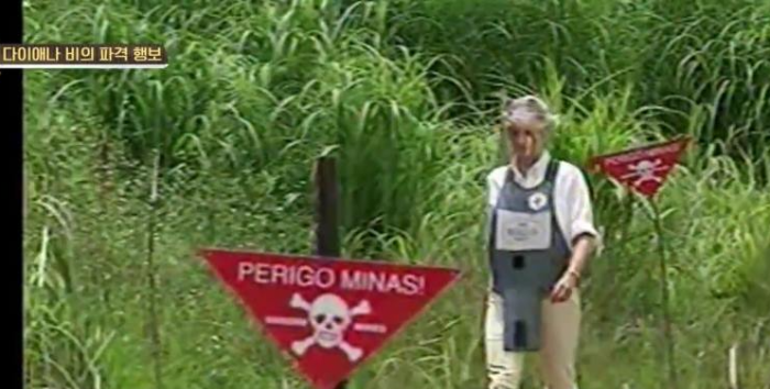 지뢰밭을 걷는 다이애나 비