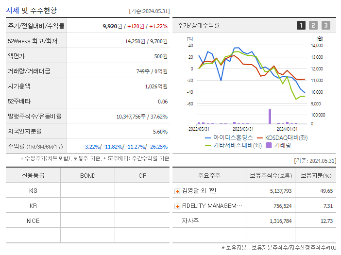 아이디스홀딩스_기업개요