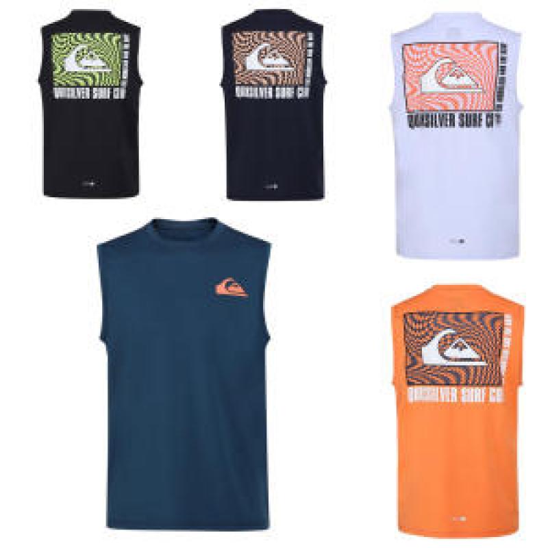 퀵실버록시 퀵실버 남성 루즈핏 민소매 래쉬가드 QA21RE126