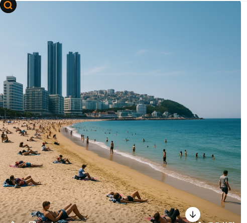 해운대 해수욕장 우리곁을 떠나는가?빛나는해수욕장은 미래세대의 유산 사진