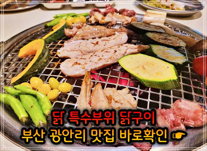 모닝 투데이 부산 광안리 닭고기 모둠구이 맛집