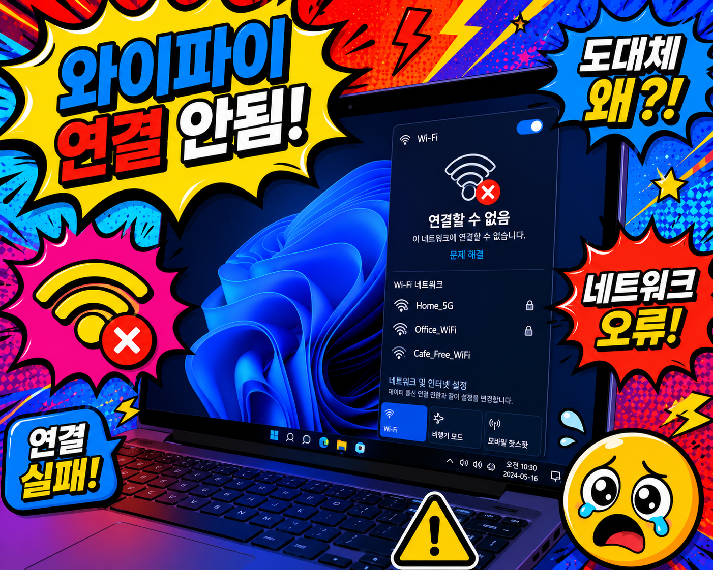 윈도우 와이파이 연결 안됨 해결방법 총정리