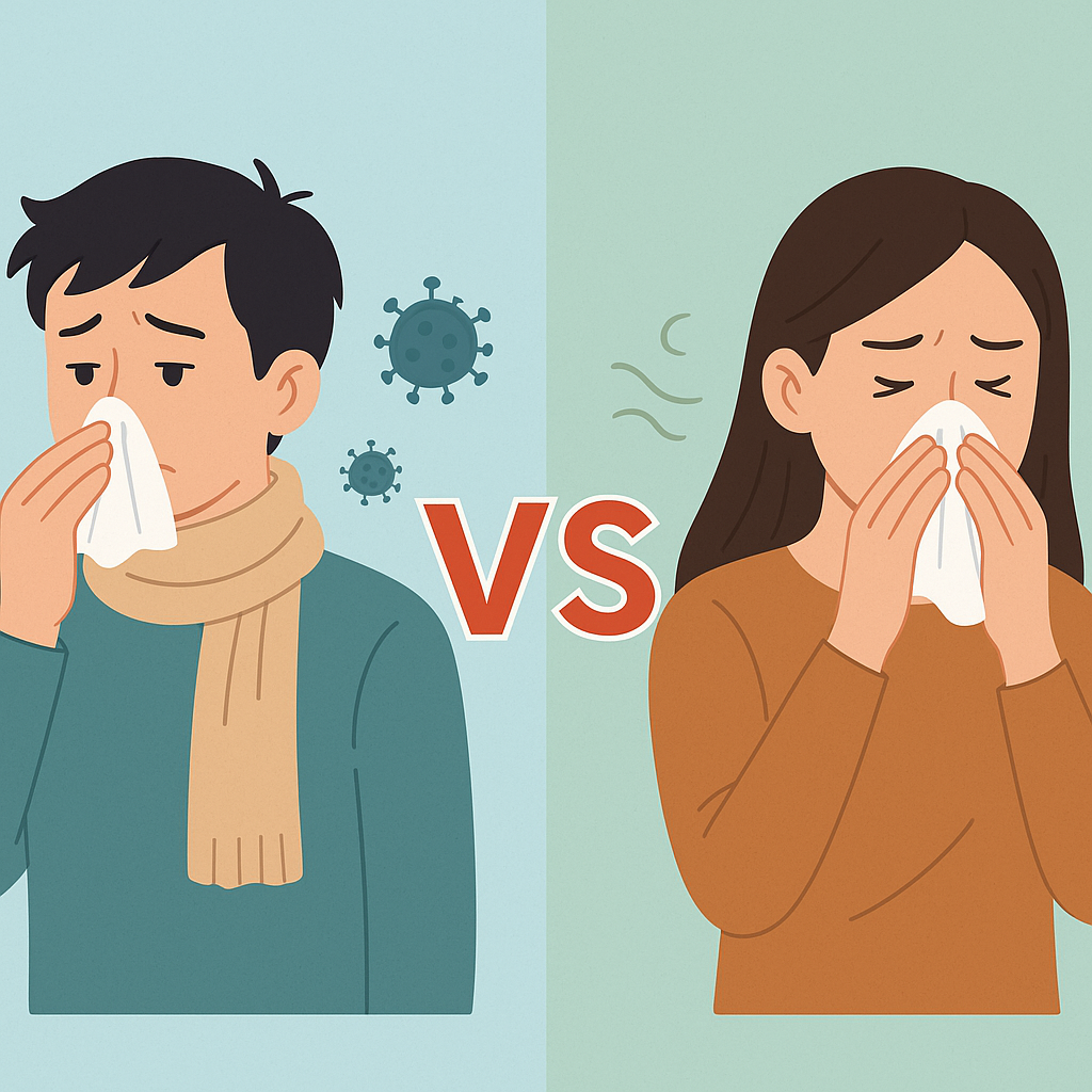 감기일까? 알레르기일까? 콧물로 구분하는 확실한 방법!