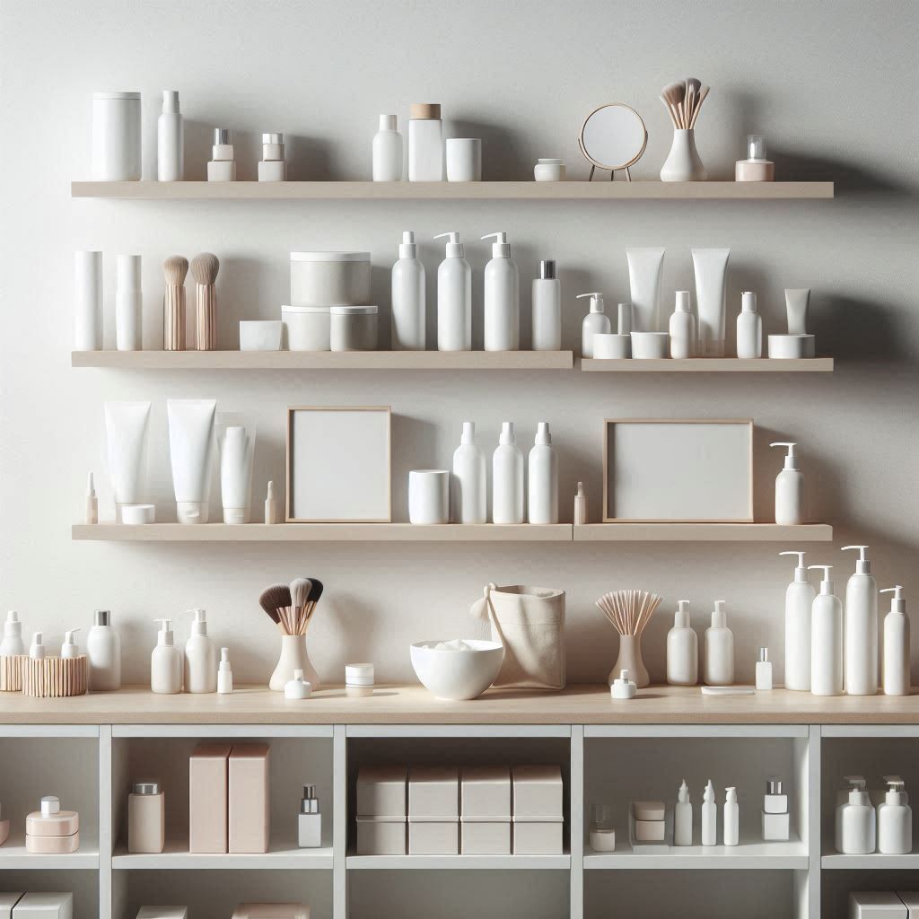 피부,체형관리 샵 배경