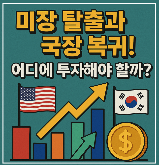 미장탈출과 국장복귀 이미지