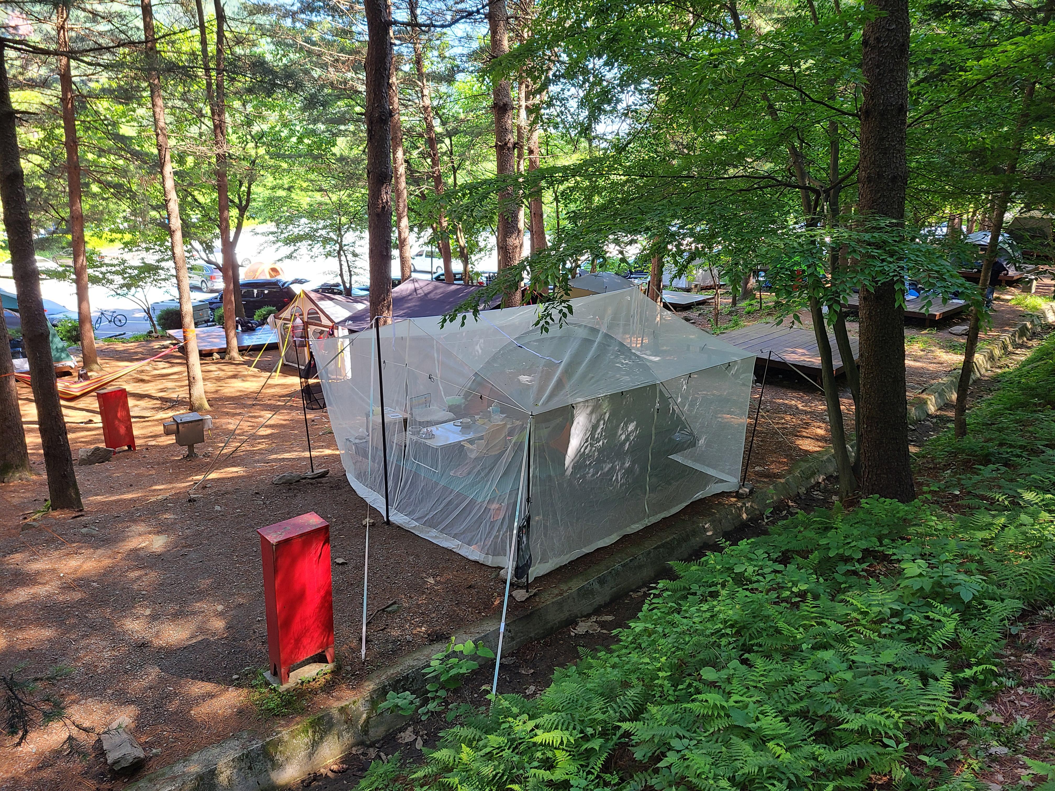 유명산자연휴양림 제1야영장 116데크