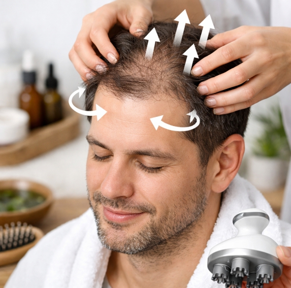 두피 마사지 사진