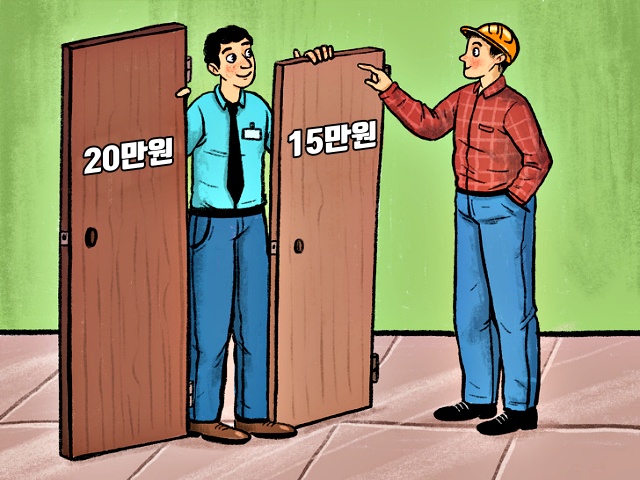 외국 화장실 아래 뚫려 있는 이유,문값,팁줌