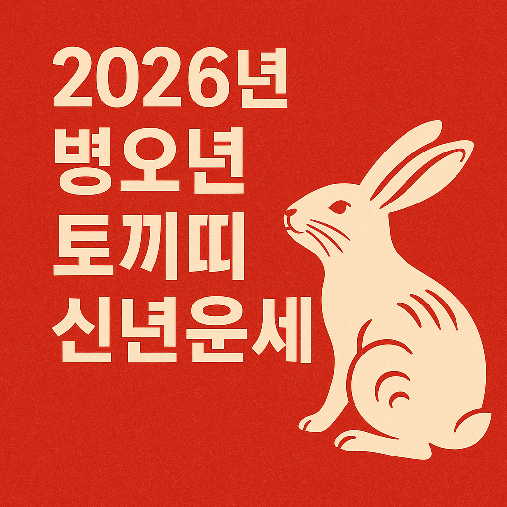 토끼 띠 신년운세 - 사진