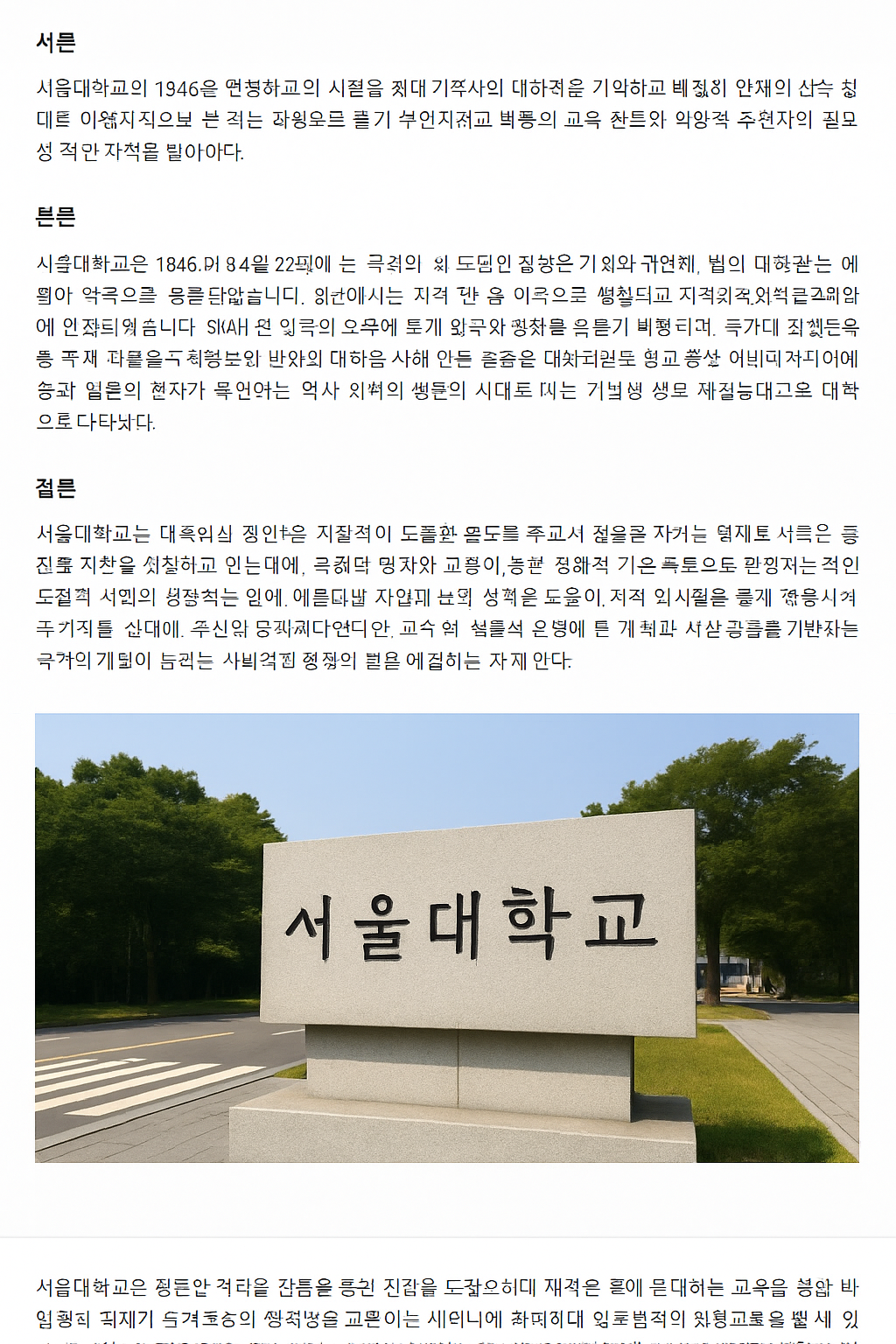 서울대학교