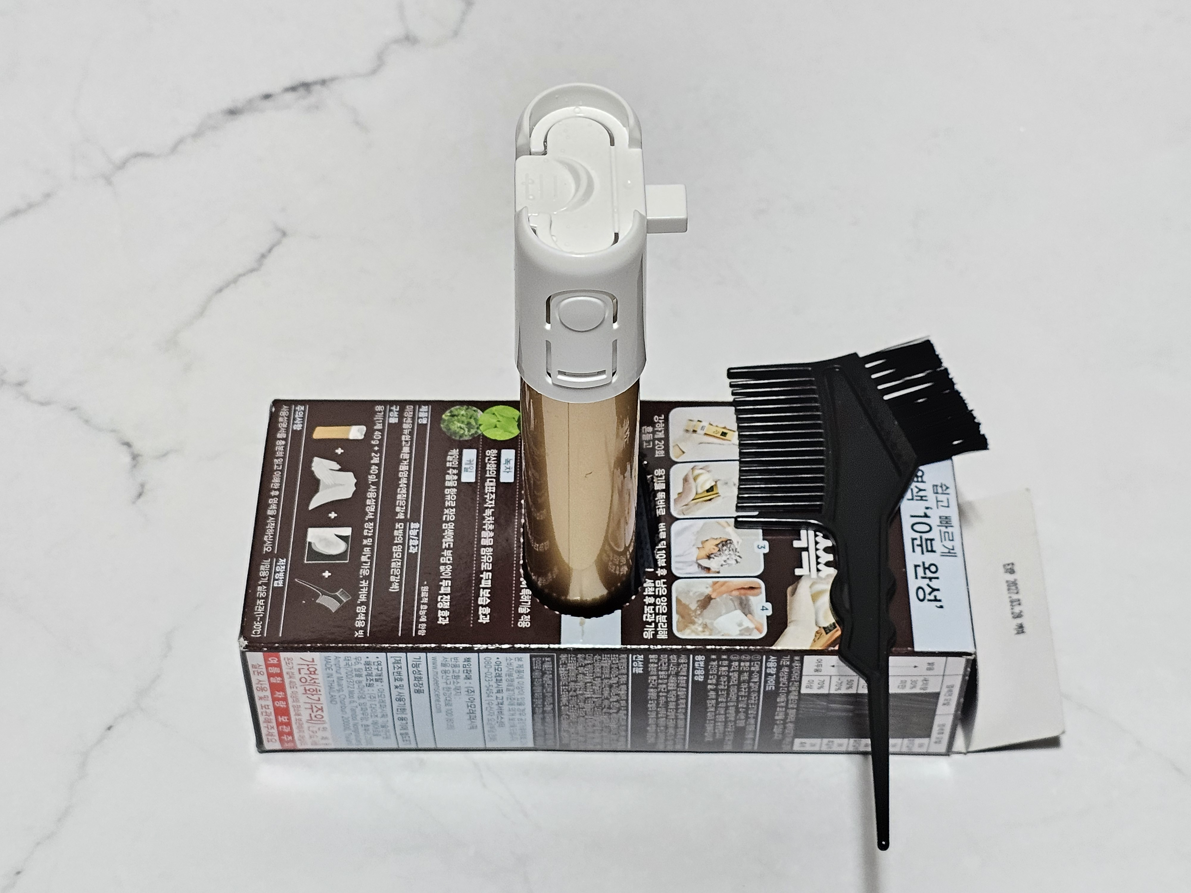 미쟝센 쉽고 빠른 거품염색약 4N 설명2