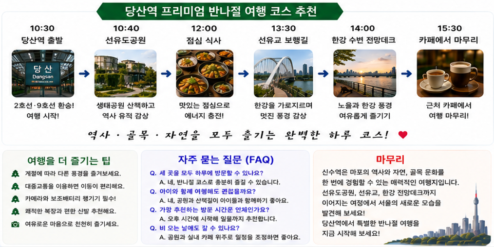 당산역 반나절 여행코스