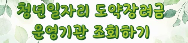 2025년 청년 일자리 도약 장려금 완벽 가이드: 혜택부터 신청 방법까지