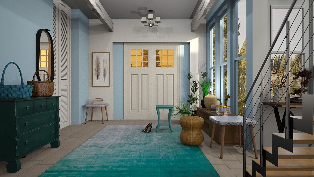 항상 깨끗이 유지되는 현관