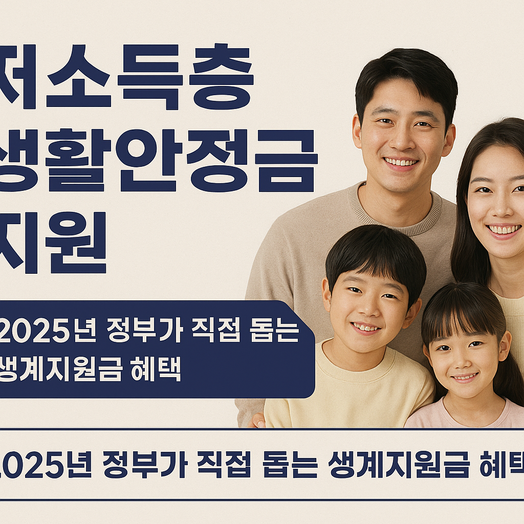 저소득층 생활안정지원금