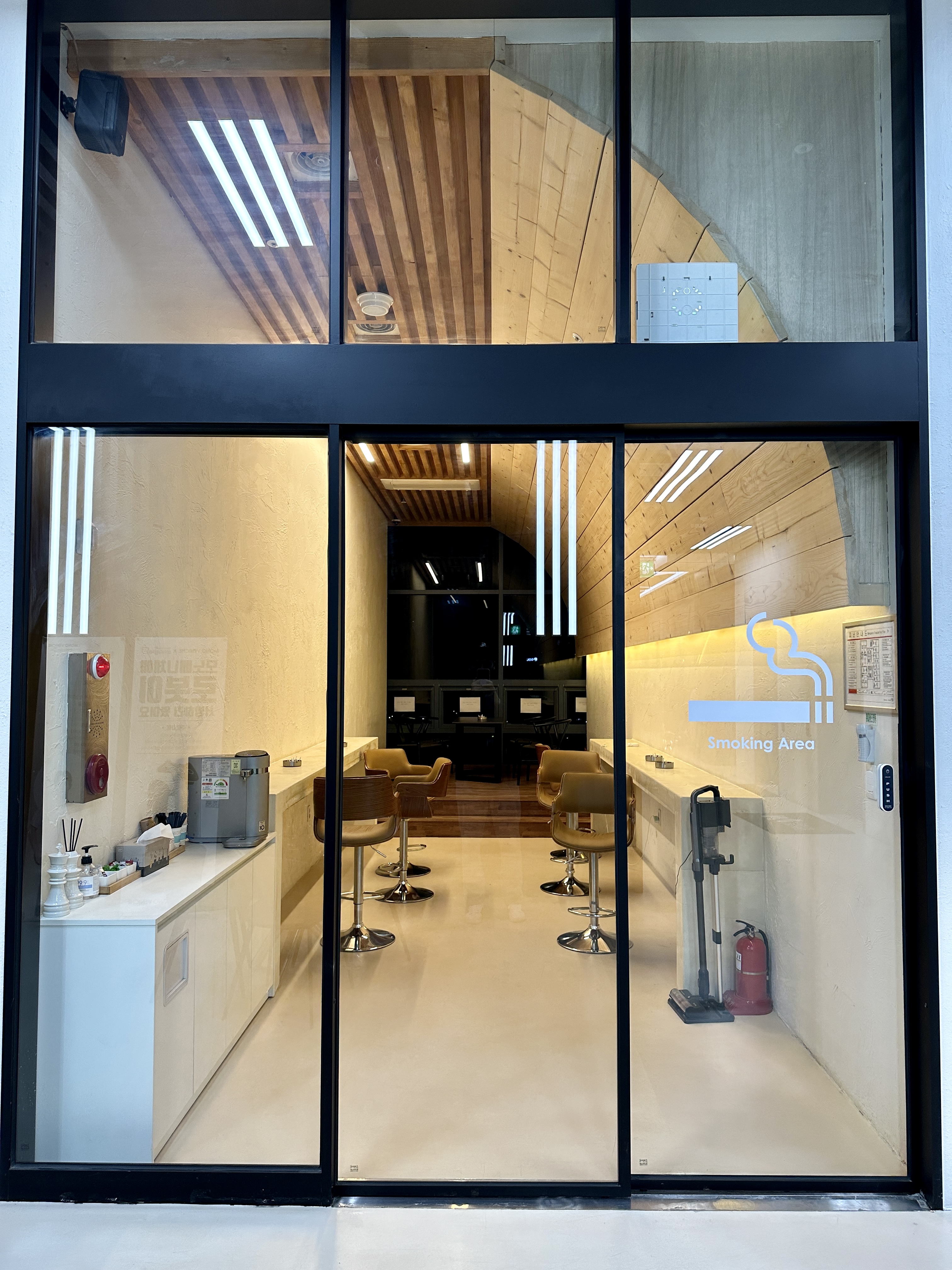 골프존파크 아라 모노베니체 흡연실