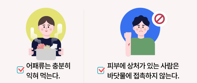 비브리오패혈증 예방수칙