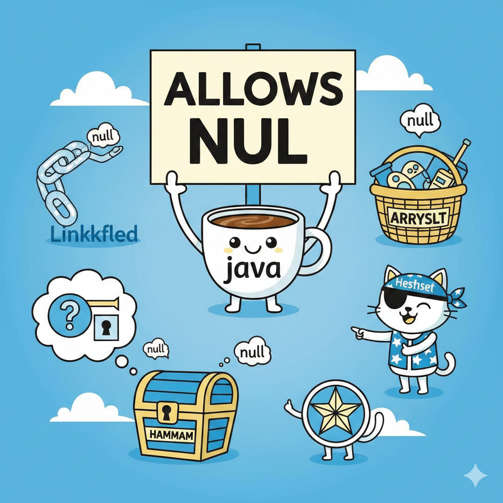 컬렉션 프레임워크와 null 허용성