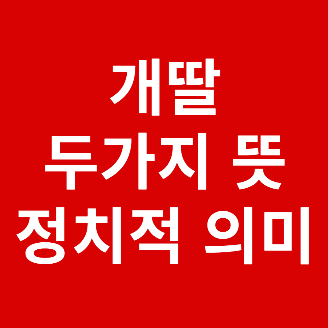개딸 뜻